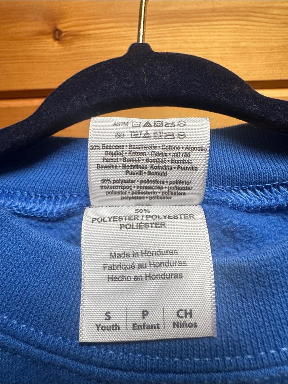 Vintage Ricky raccoon kids sweatshirt size blue S - Picture 3 of 7